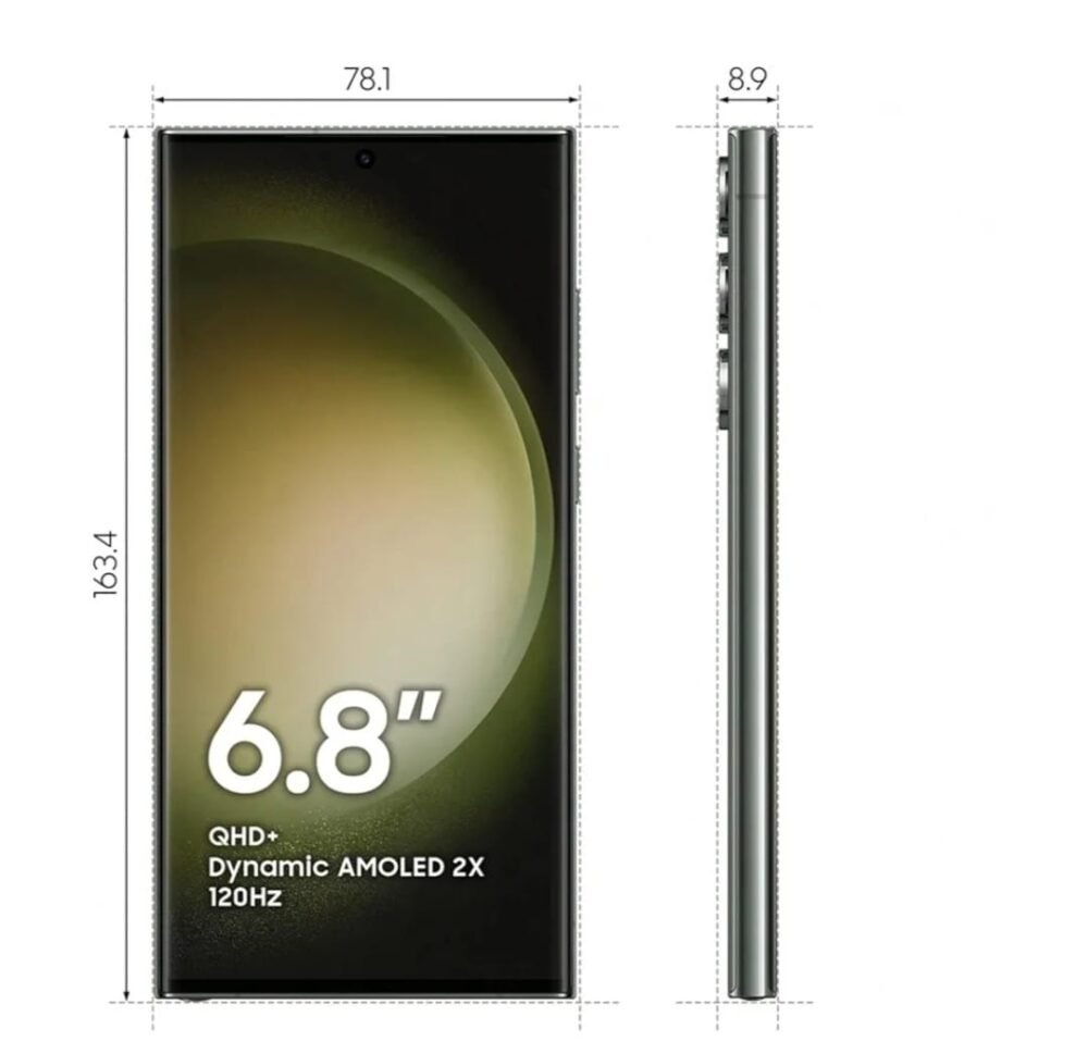 Samsung Galaxy S23 Ultra 5G Smartphone (Green) - Image 2
