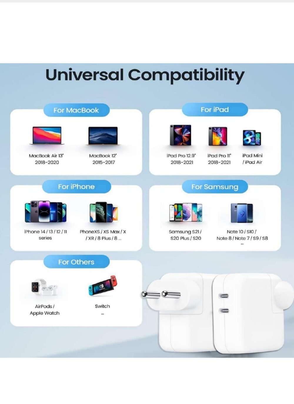 Apple 35W Dual Adapter with USB-C cable - Image 11