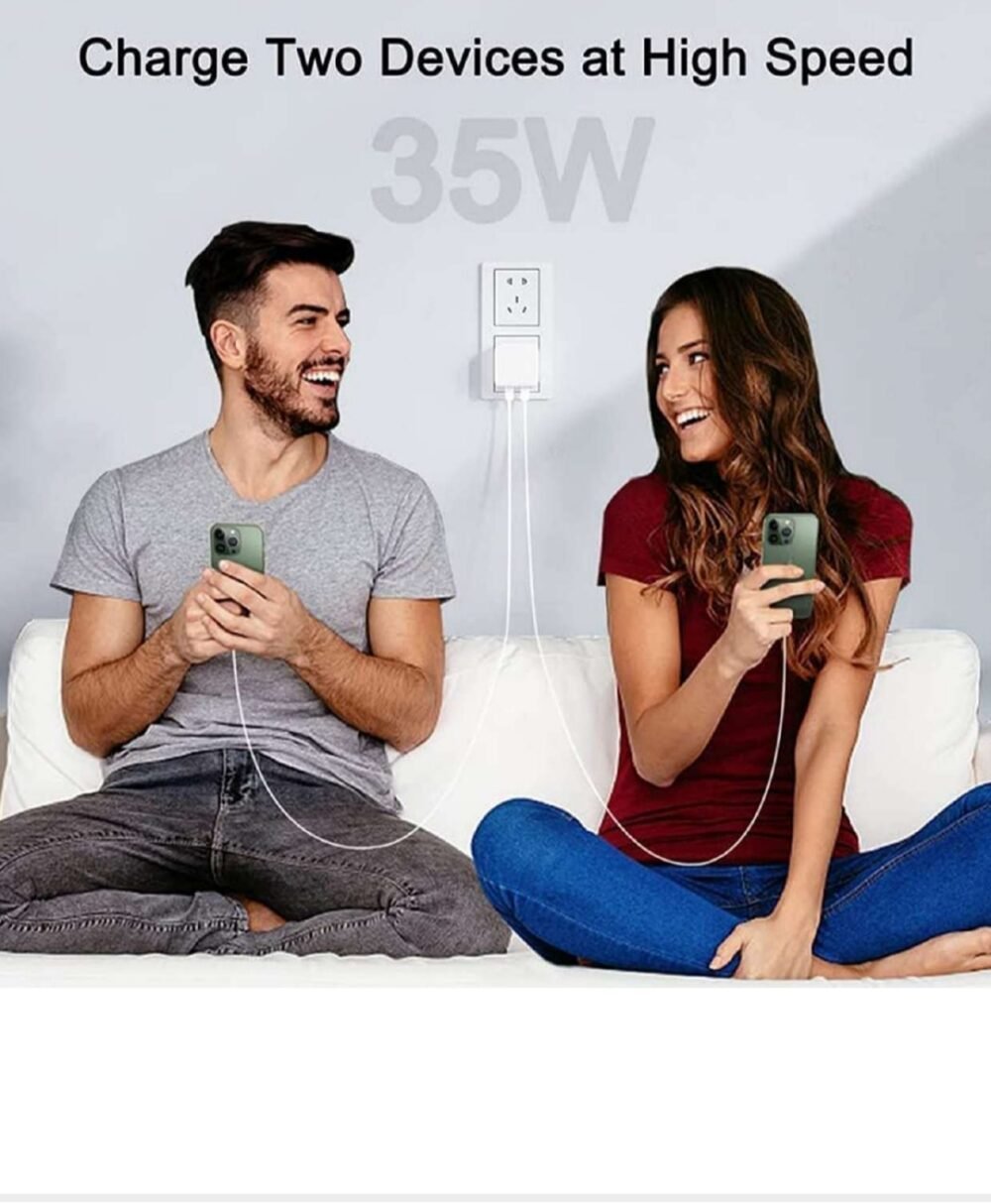 Apple 35W Dual Adapter with USB-C cable - Image 8